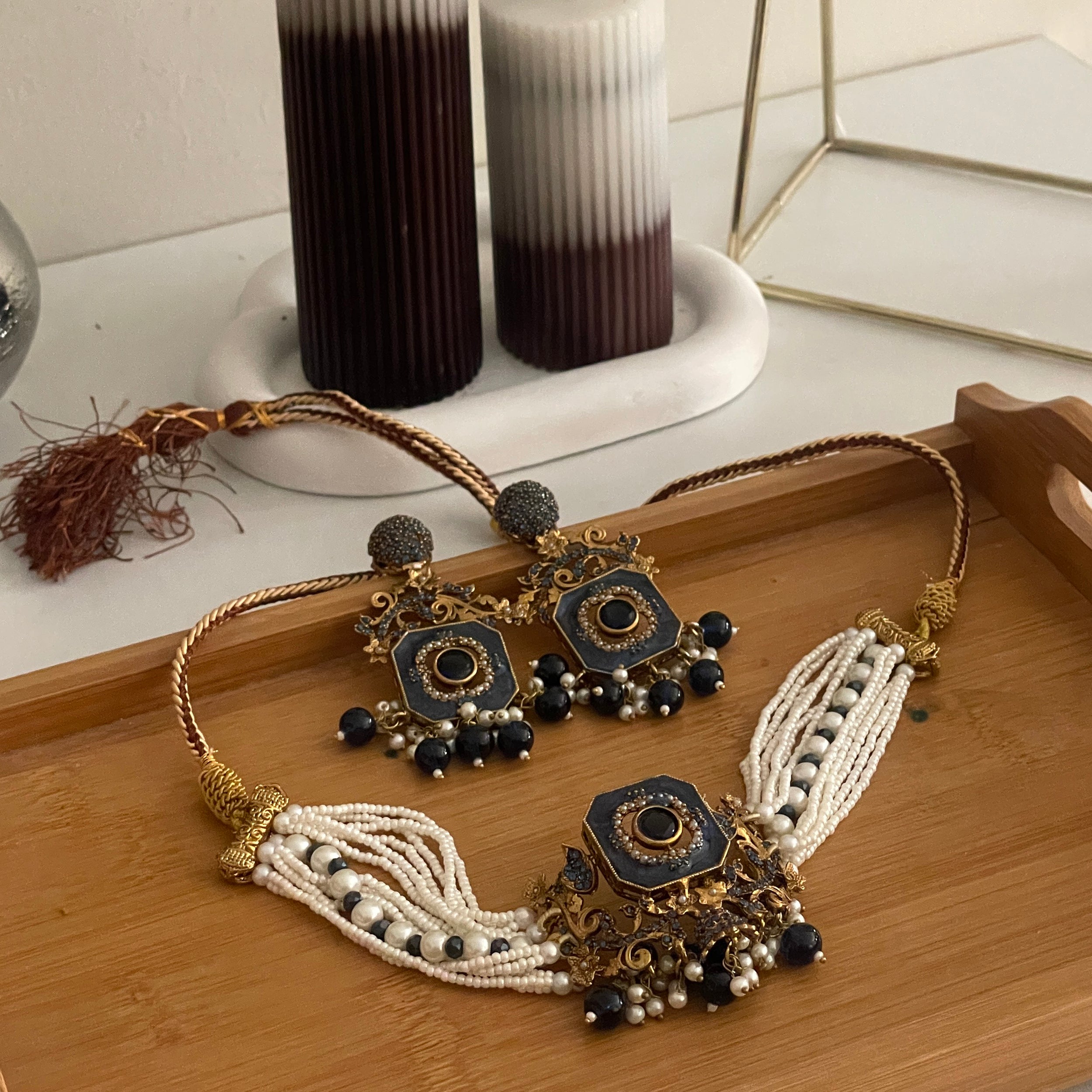 Naureen Half Choker Set | CS-44
