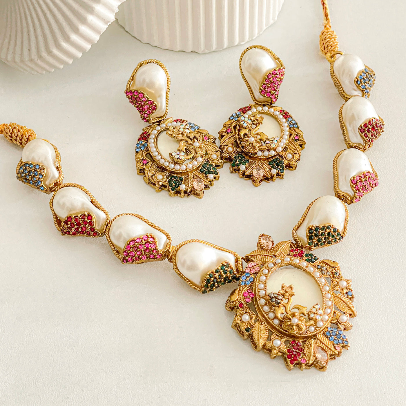Abresham Necklace Set | S-65