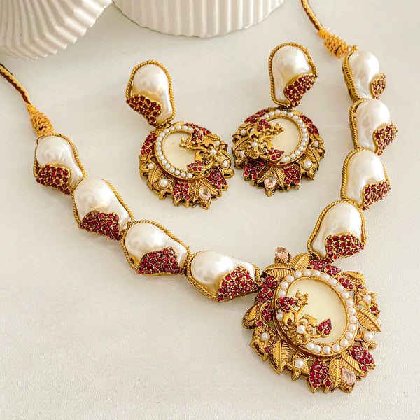 Abresham Necklace Set | S-65
