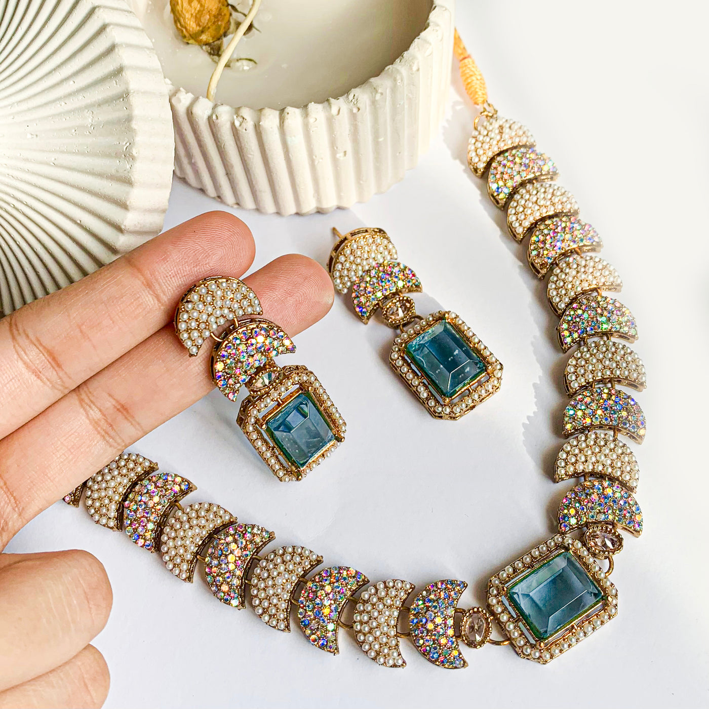 Dur-e-Fishan Necklace Set | S-63