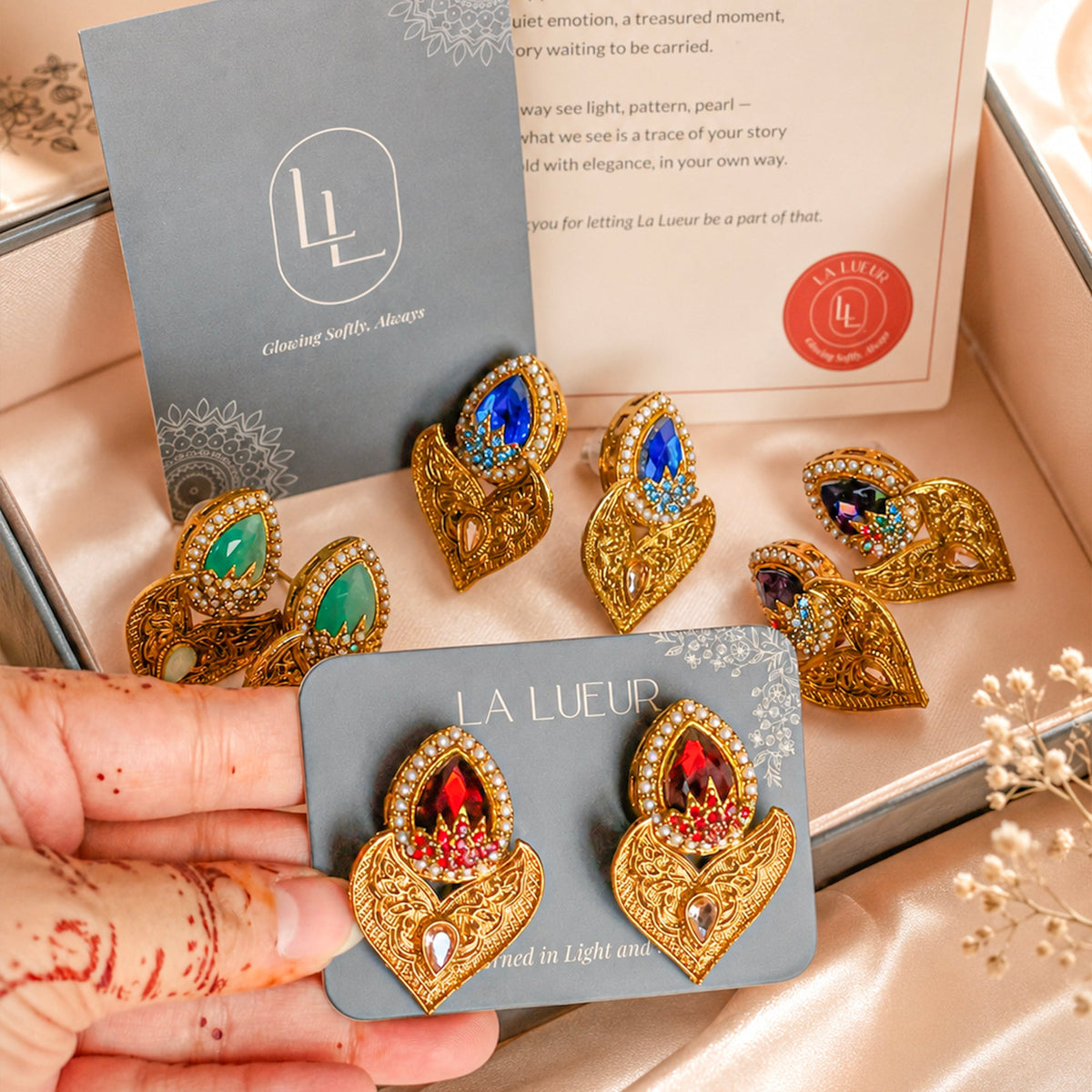 Dilruba Earrings - (ER-170)