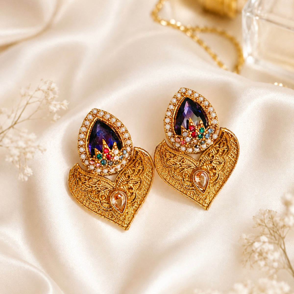 Dilruba Earrings - (ER-170)