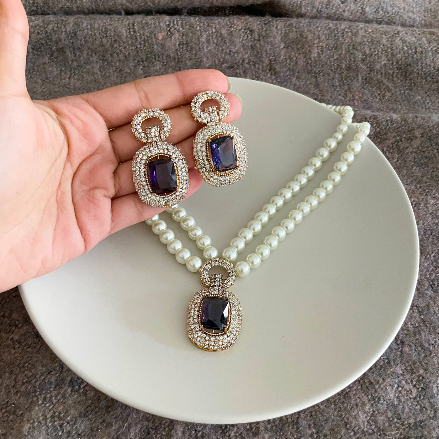 Dur-e-Husun Necklace Set | S-52