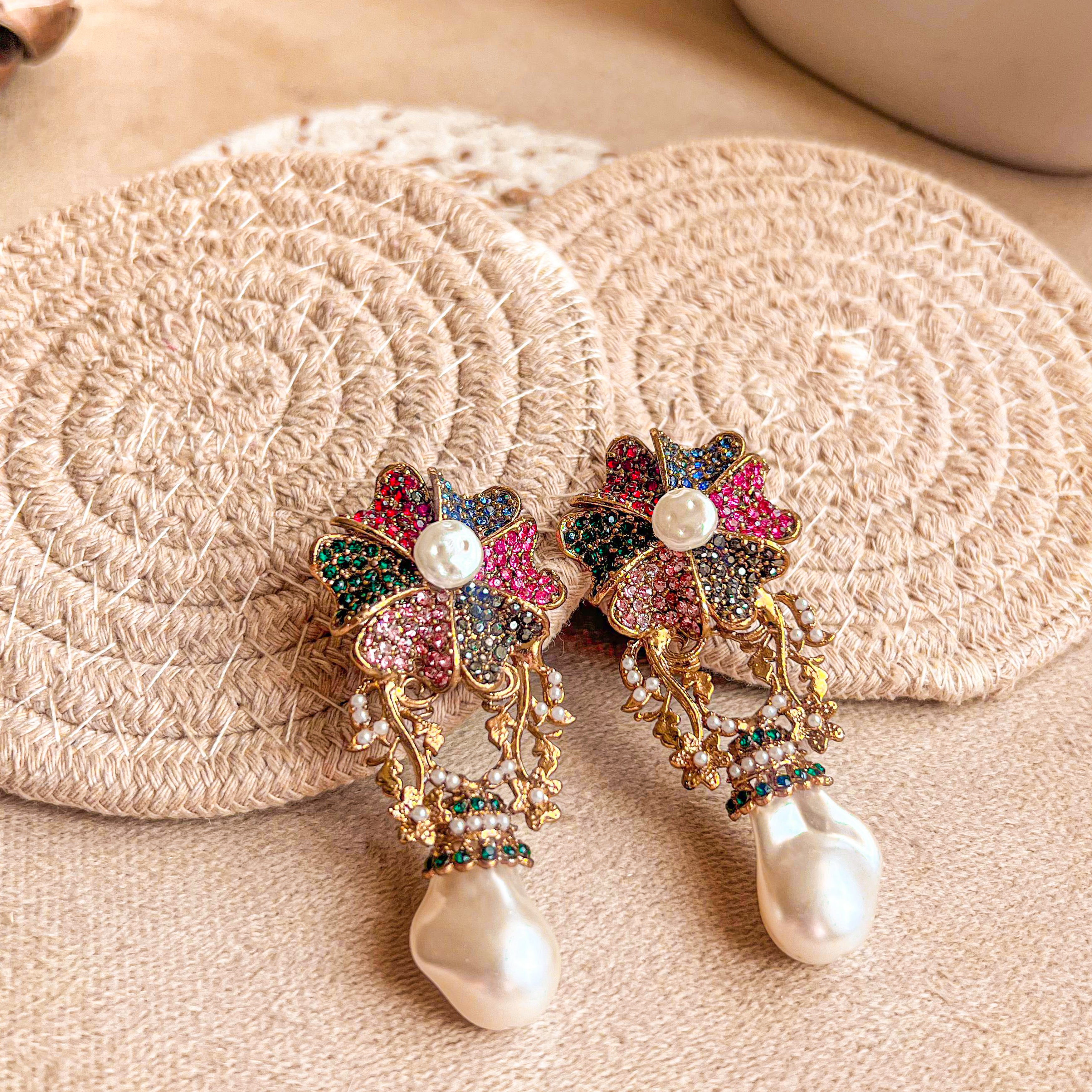Arq-e-Gul Earrings | ER-91