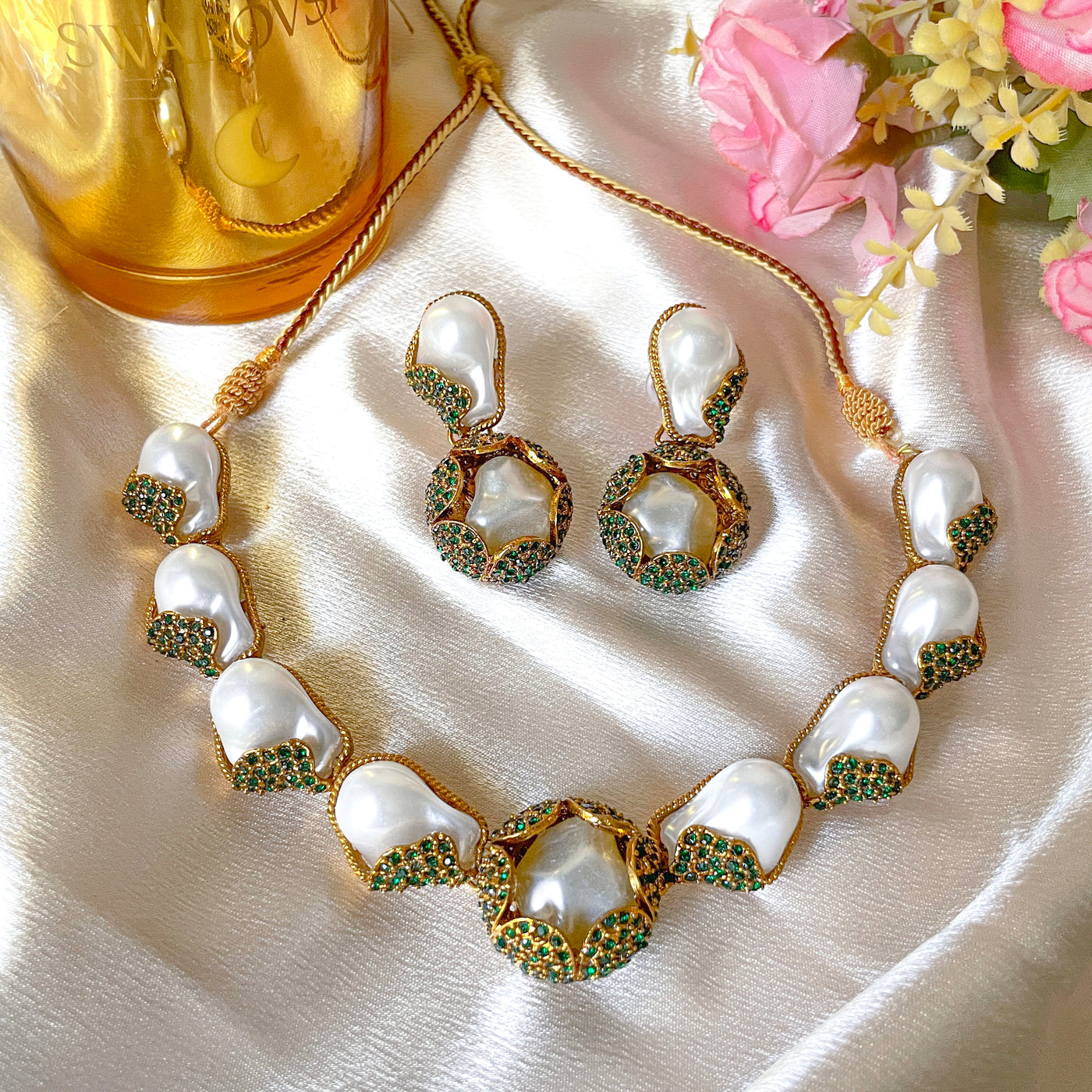 Moti-e-Phool Necklace Set | S-50
