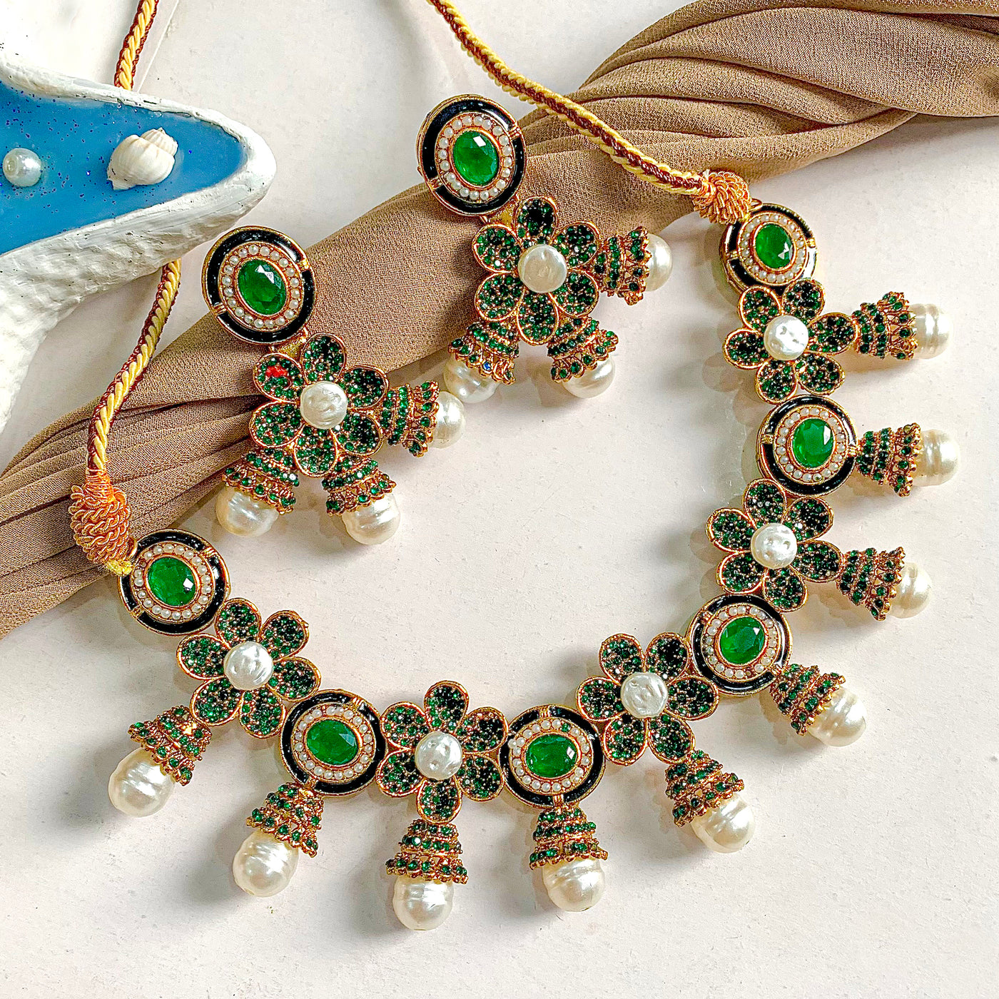 Ghazal-e-Gul Necklace Set | S-66