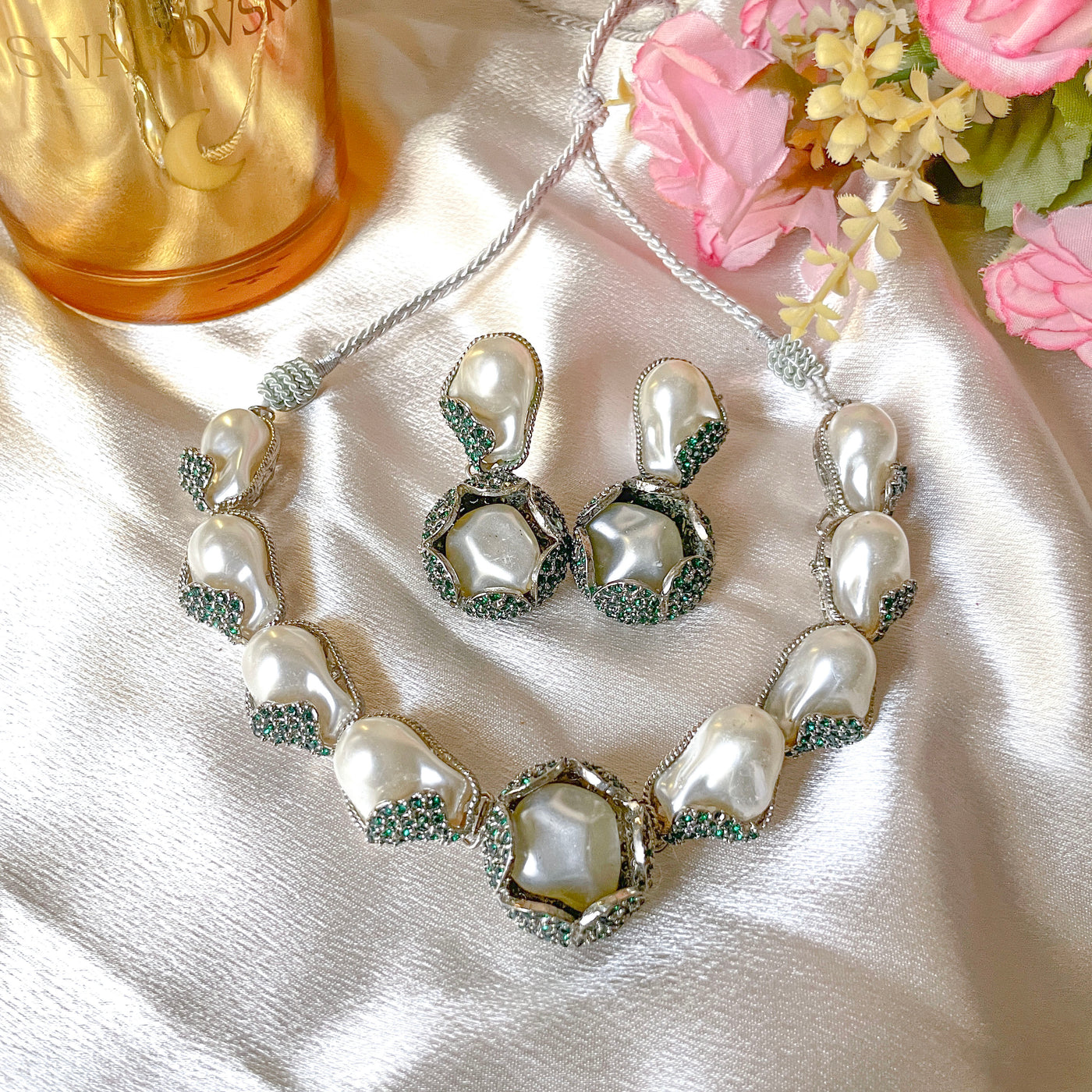 Moti-e-Phool Necklace Set | S-50