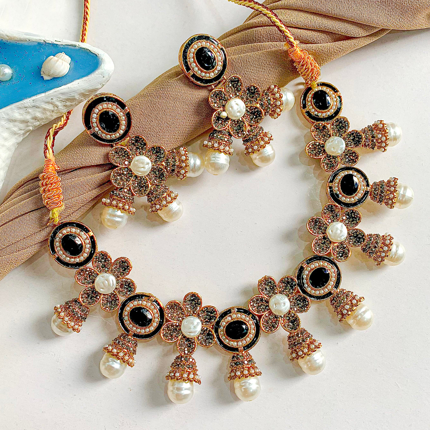 Ghazal-e-Gul Necklace Set | S-66