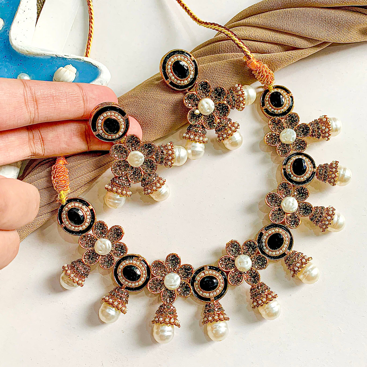 Ghazal-e-Gul Necklace Set | S-66