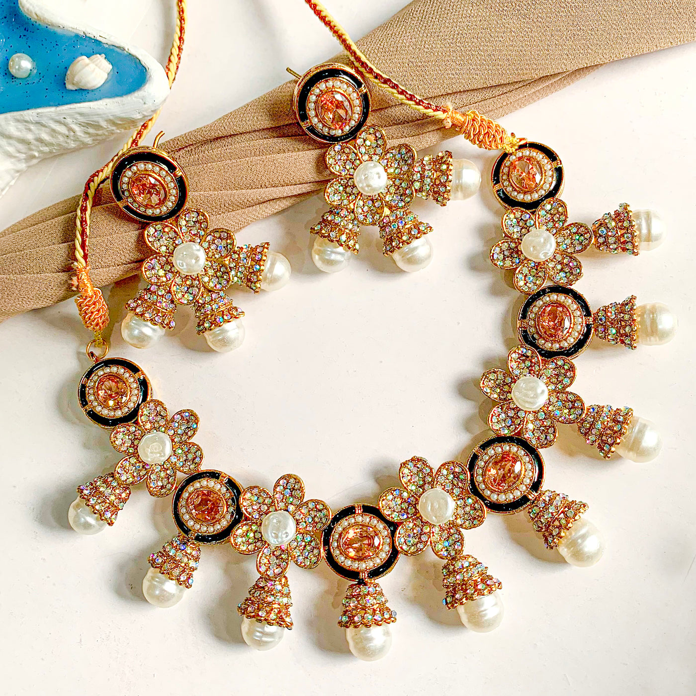 Ghazal-e-Gul Necklace Set | S-66