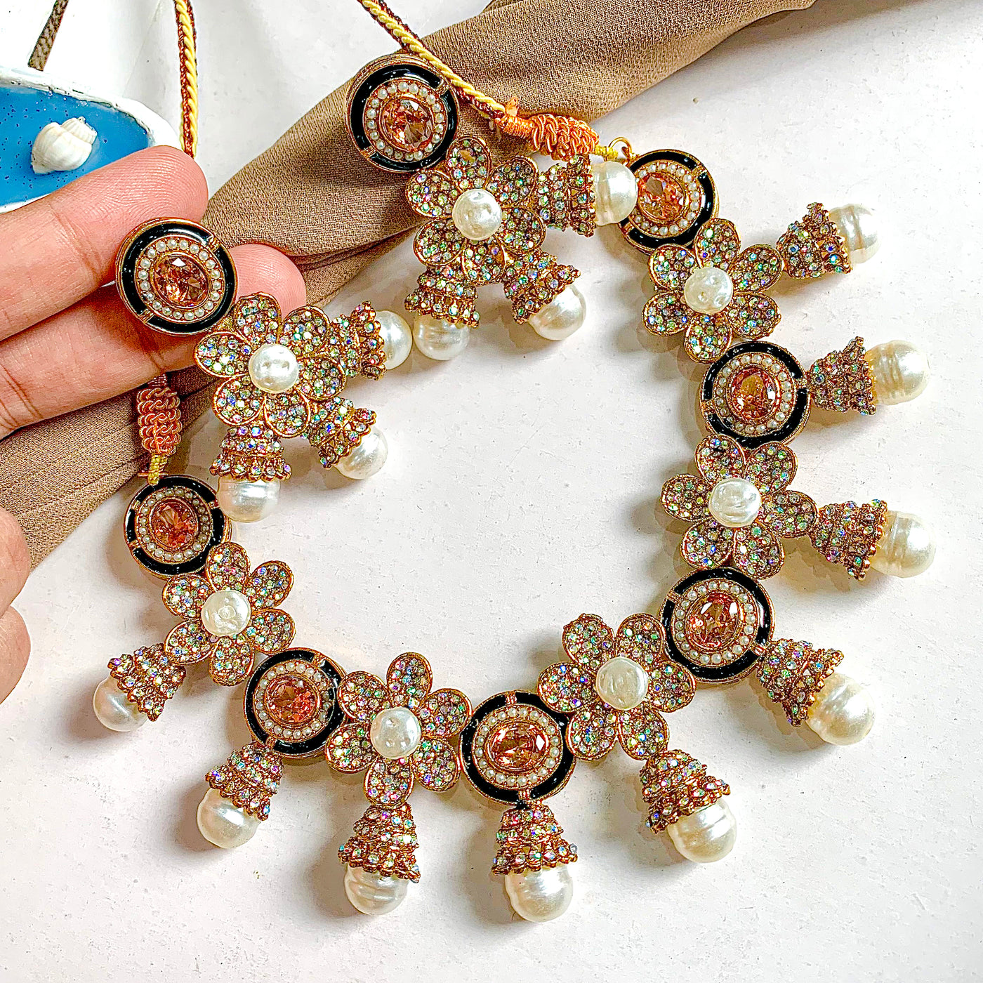 Ghazal-e-Gul Necklace Set | S-66