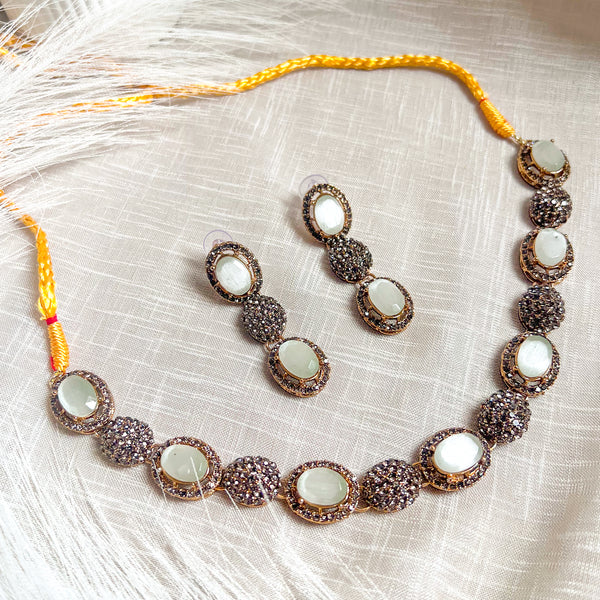 Gohar-e-Aab Necklace Set | S-62