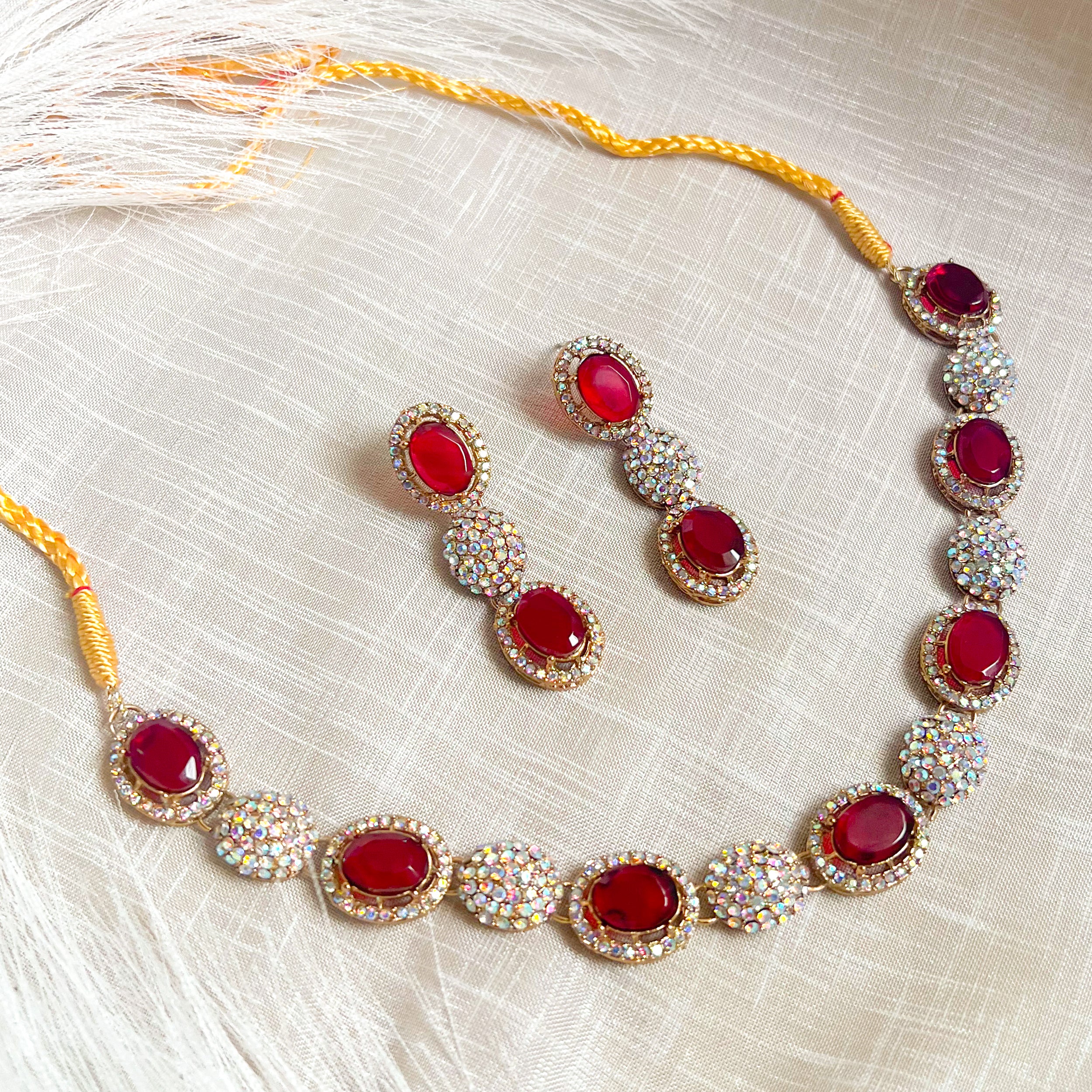 Gohar-e-Aab Necklace Set | S-62