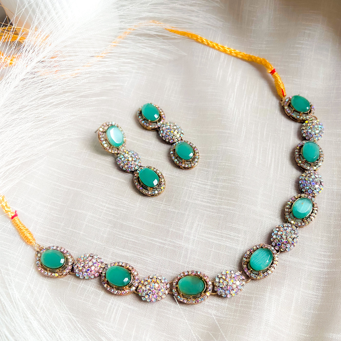 Gohar-e-Aab Necklace Set | S-62