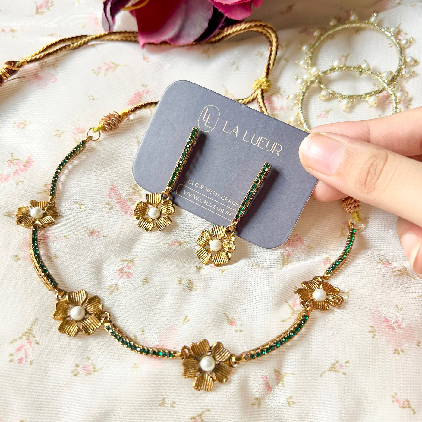 Gulraiz Necklace Set | S-73