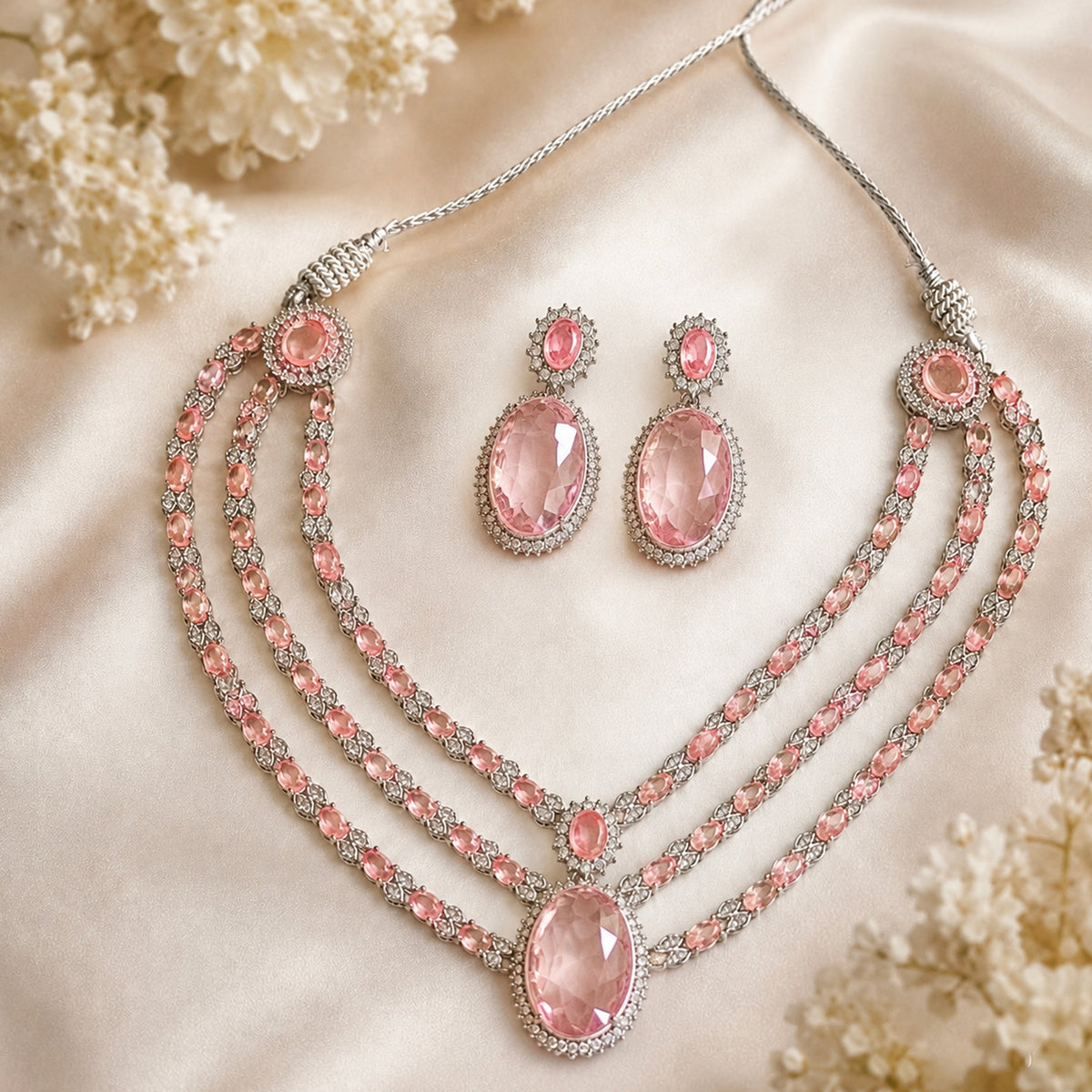 Aabgina Necklace Set -(S-80)