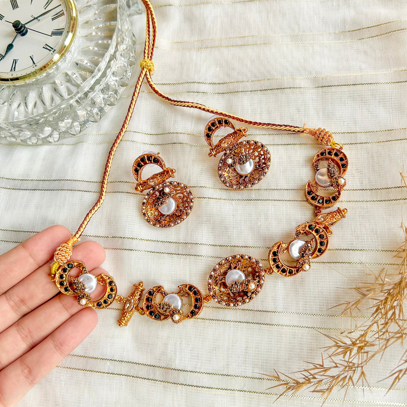 Mahpara Necklace Set | S-72
