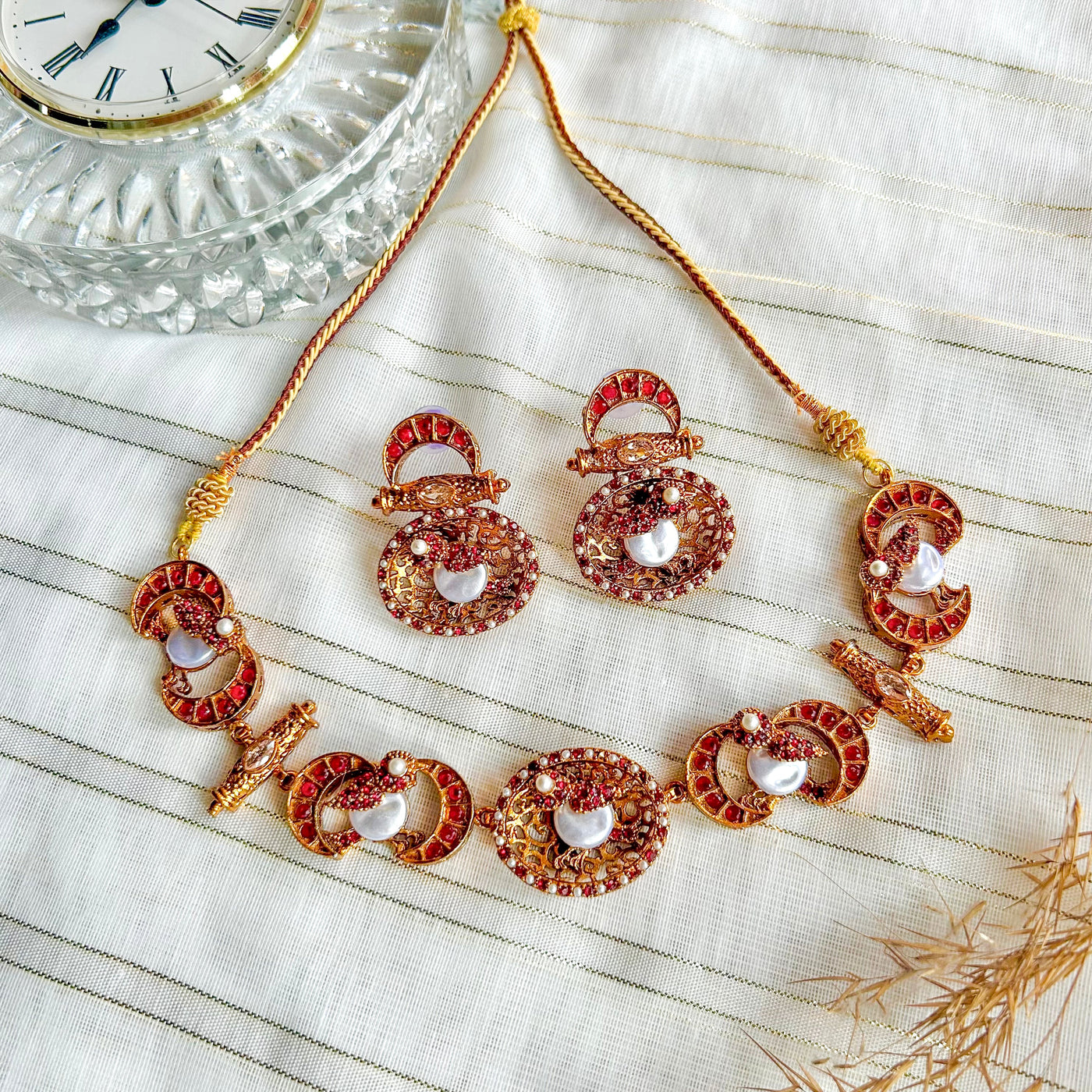 Mahpara Necklace Set | S-72