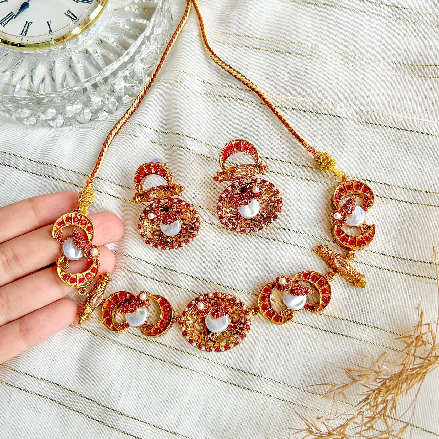 Mahpara Necklace Set | S-72