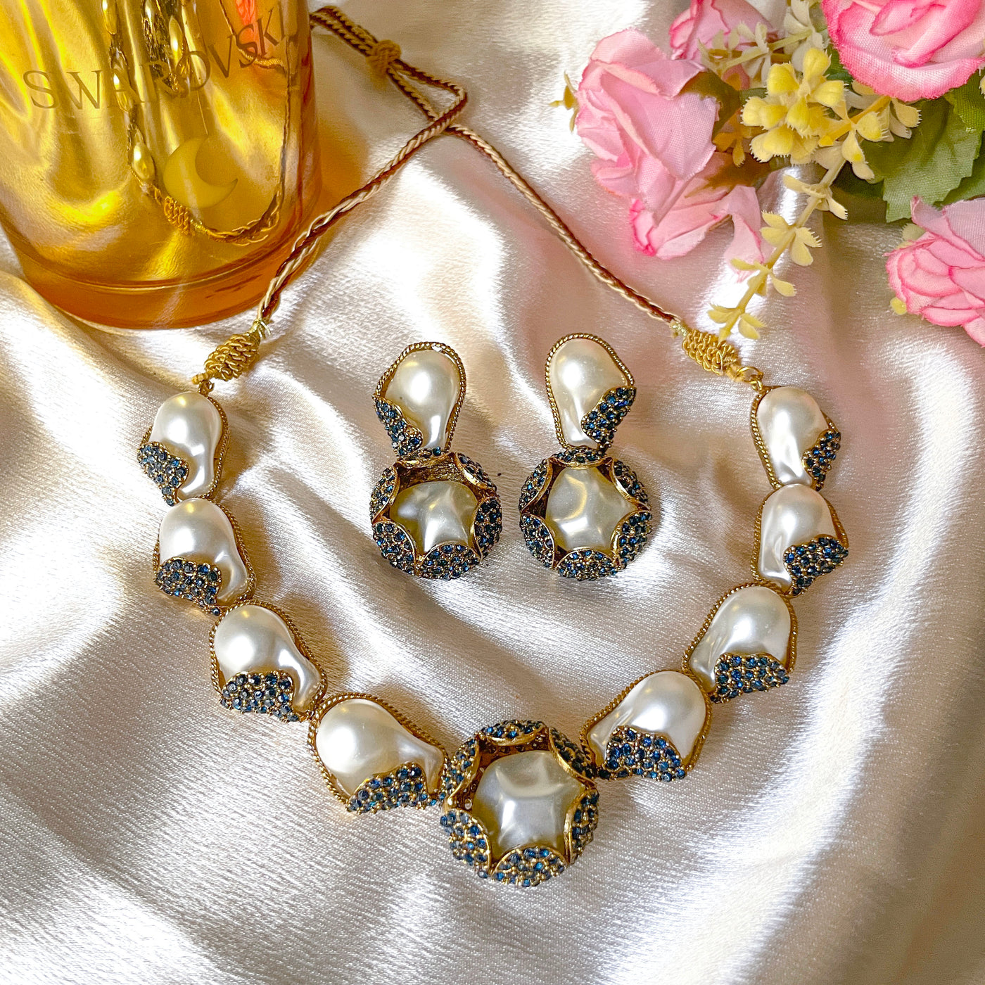 Moti-e-Phool Necklace Set | S-50