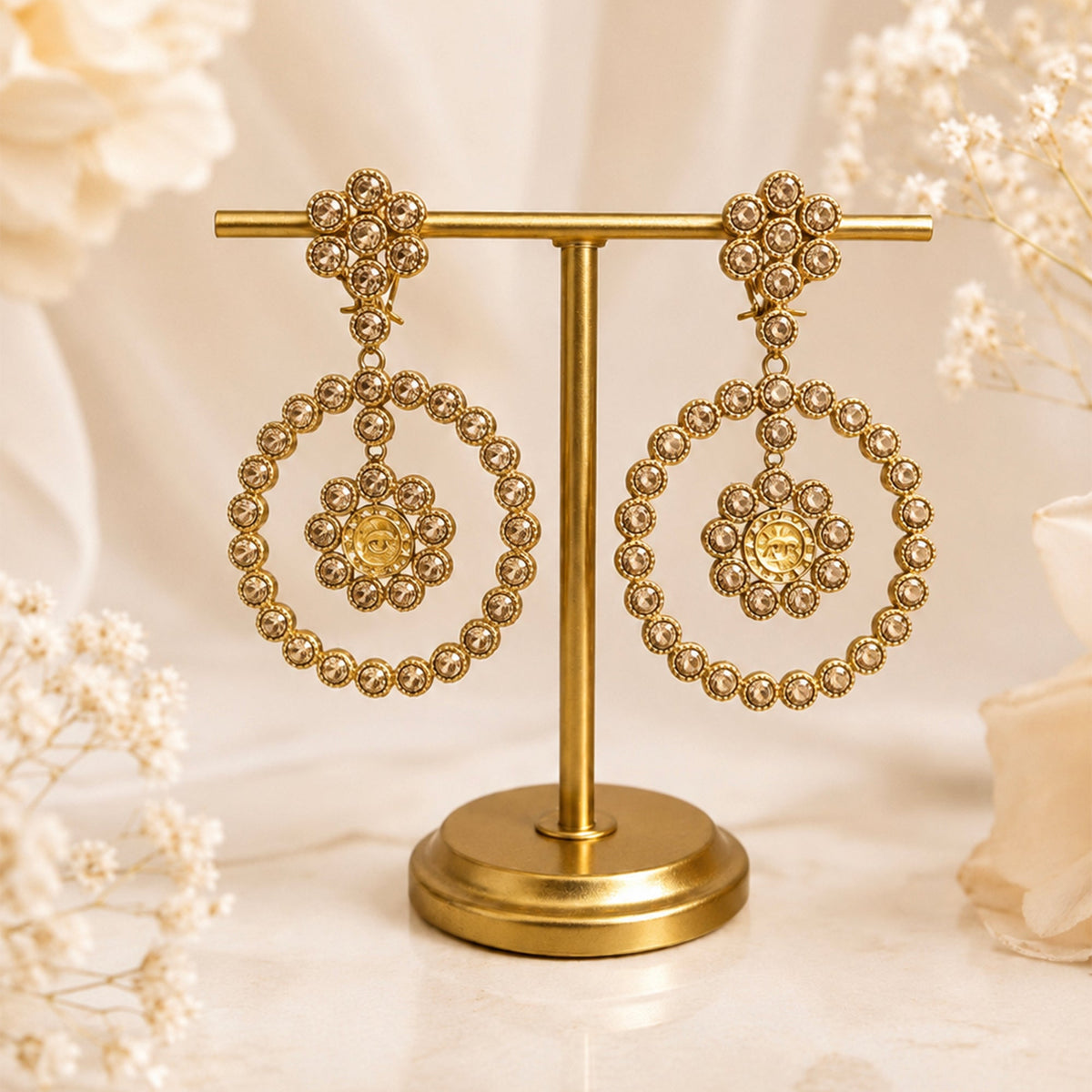 Naqsh-e-Qamar Earrings – (ER-171)