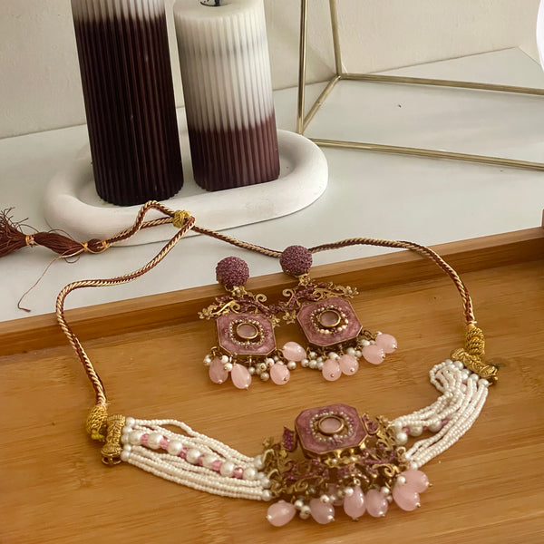 Naureen Half Choker Set | CS-44