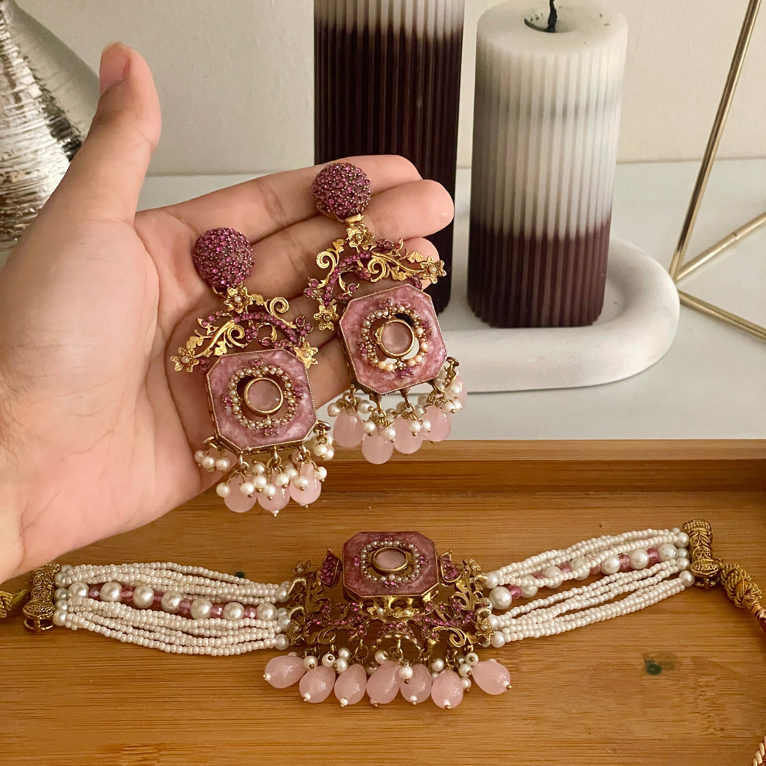 Naureen Half Choker Set | CS-44