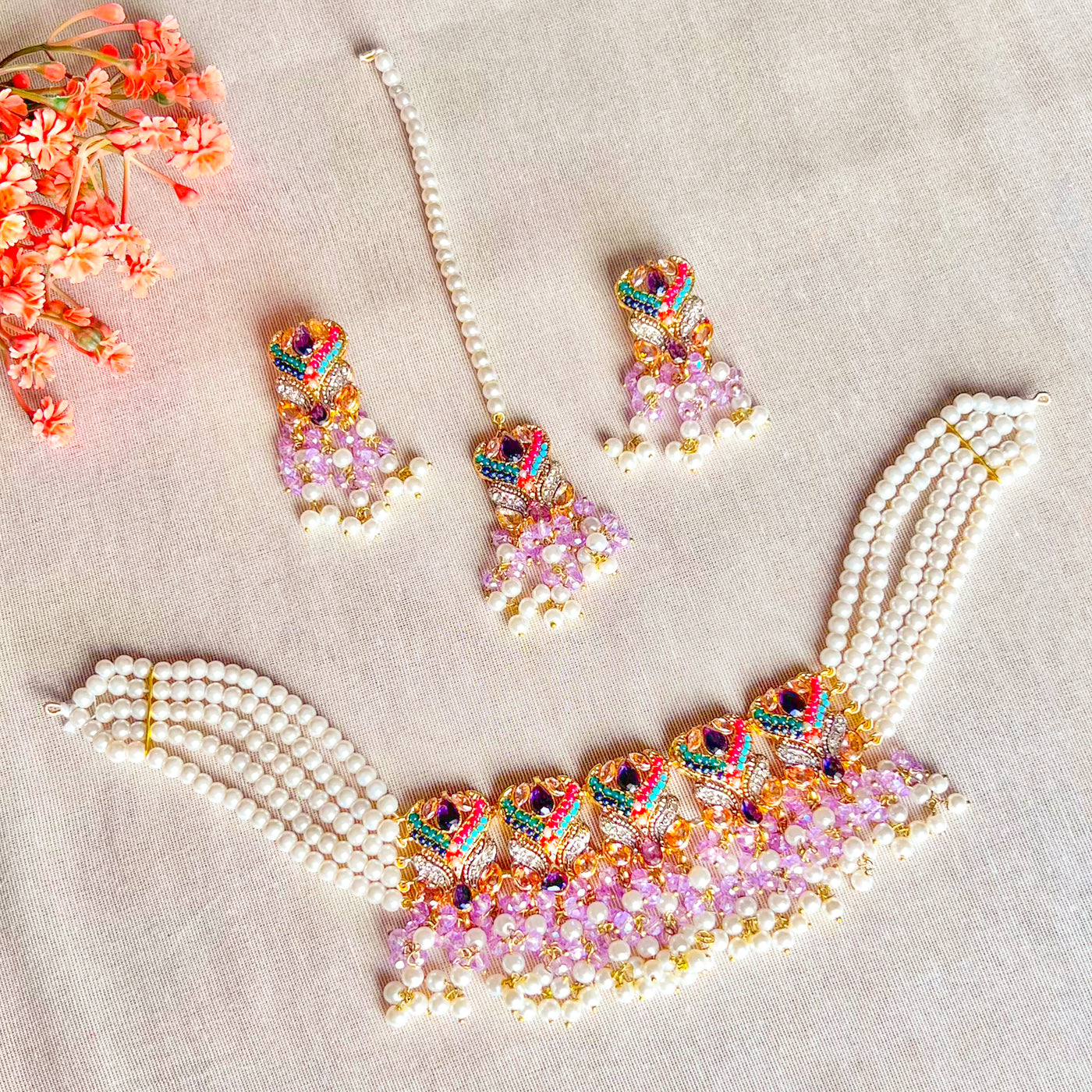 Nazm-e-Gul Choker Set | CS-64