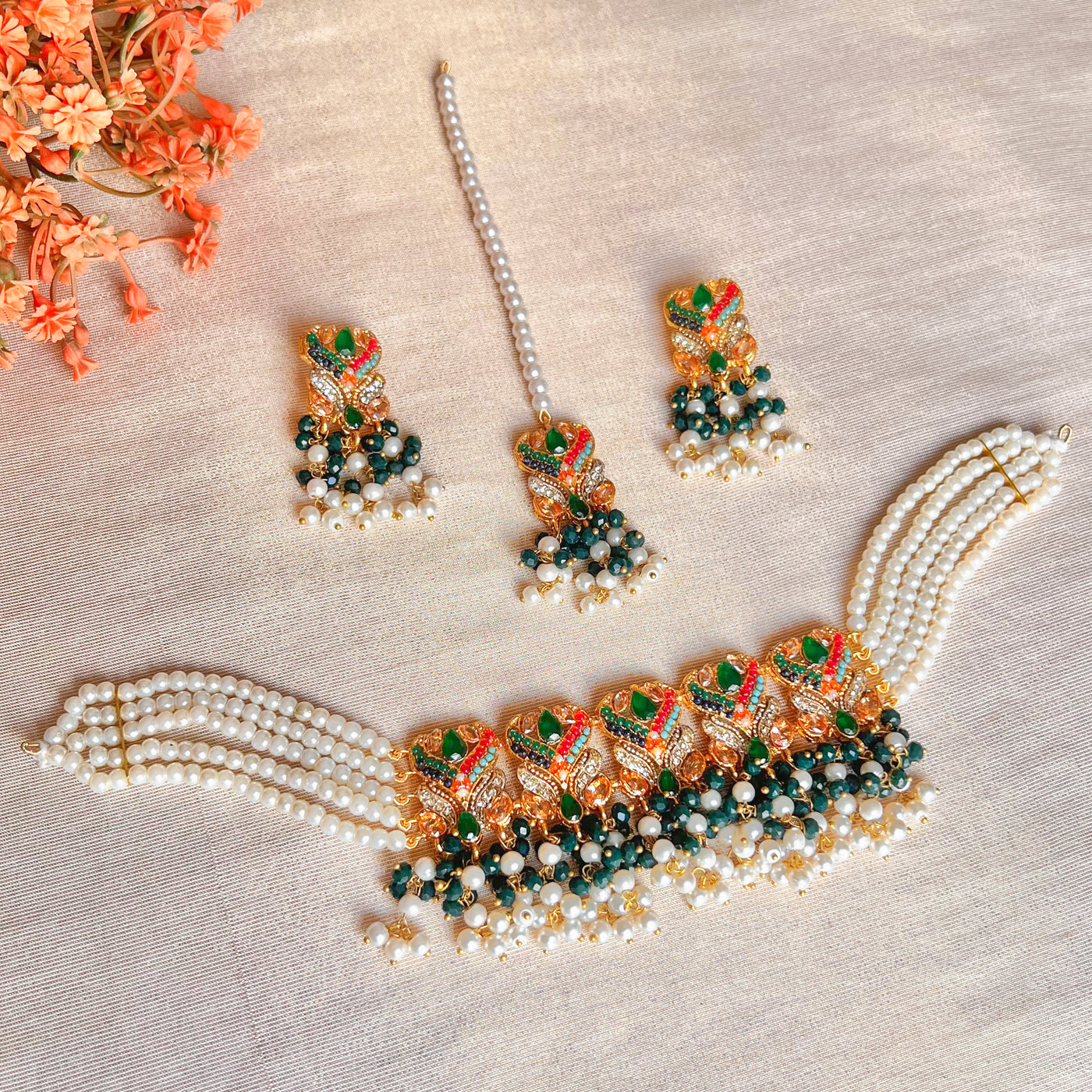 Nazm-e-Gul Choker Set | CS-64