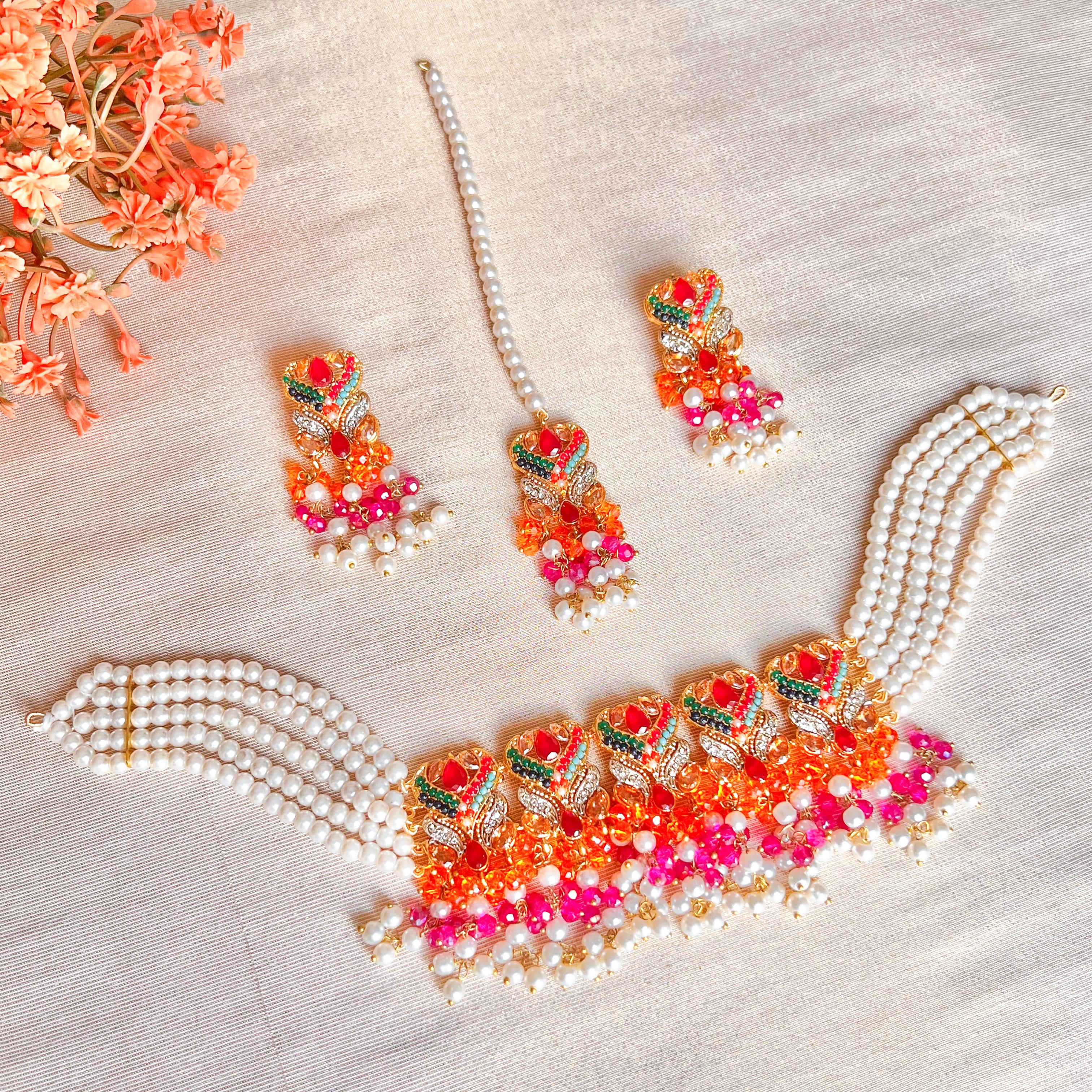 Nazm-e-Gul Choker Set | CS-64