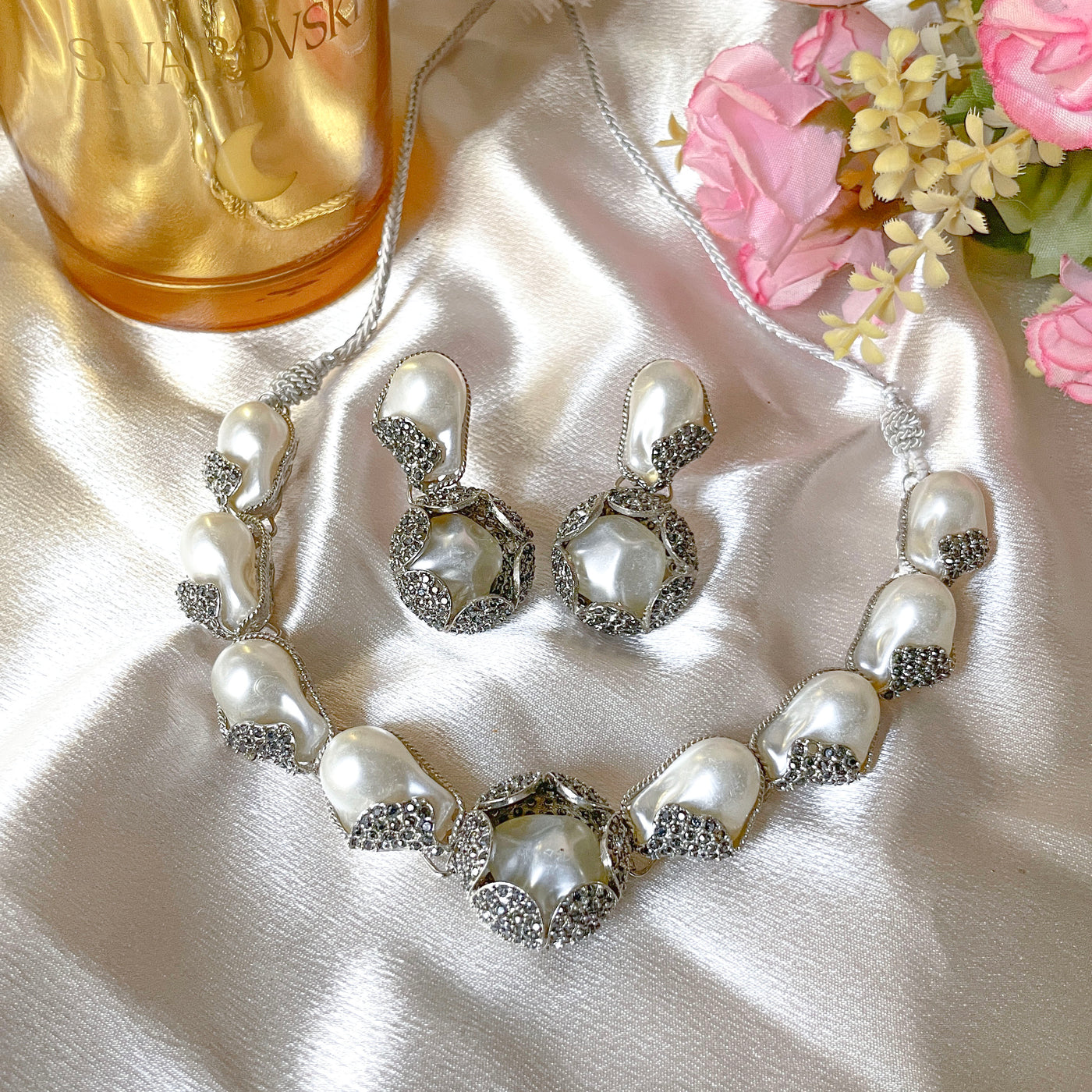 Moti-e-Phool Necklace Set | S-50