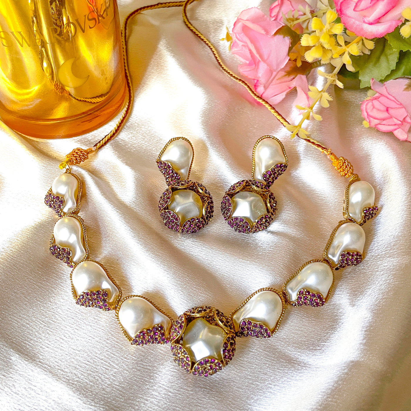 Moti-e-Phool Necklace Set | S-50