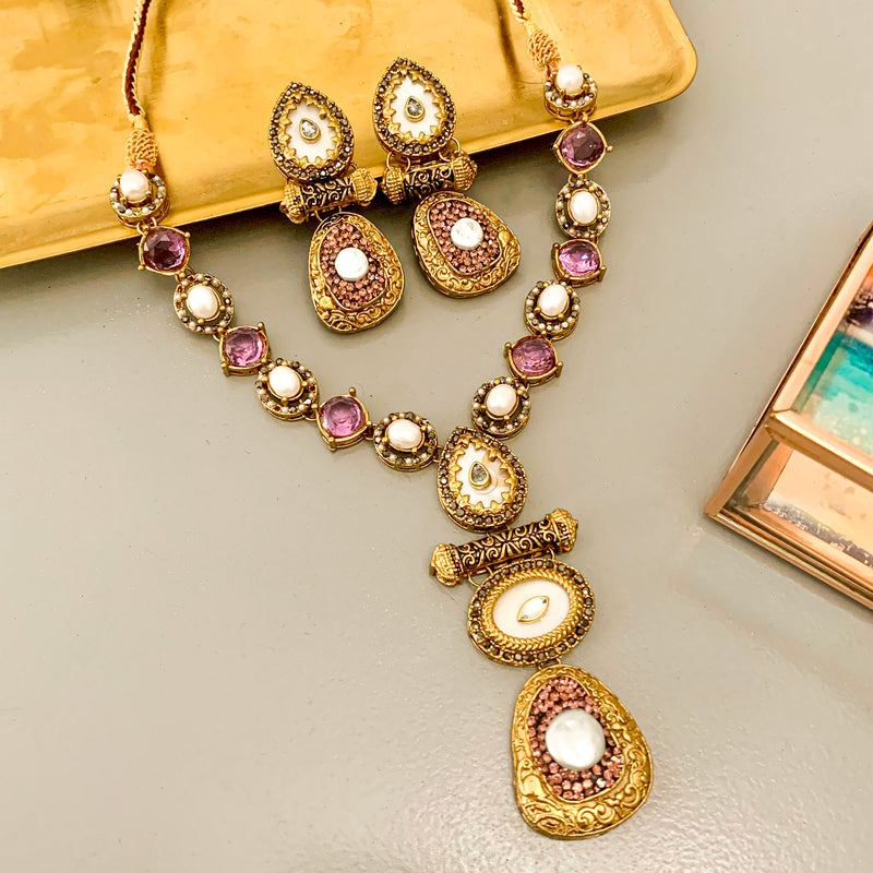 Rang-e-Deewan Necklace | S-57