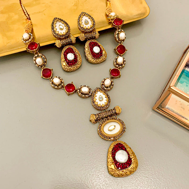 Rang-e-Deewan Necklace | S-57