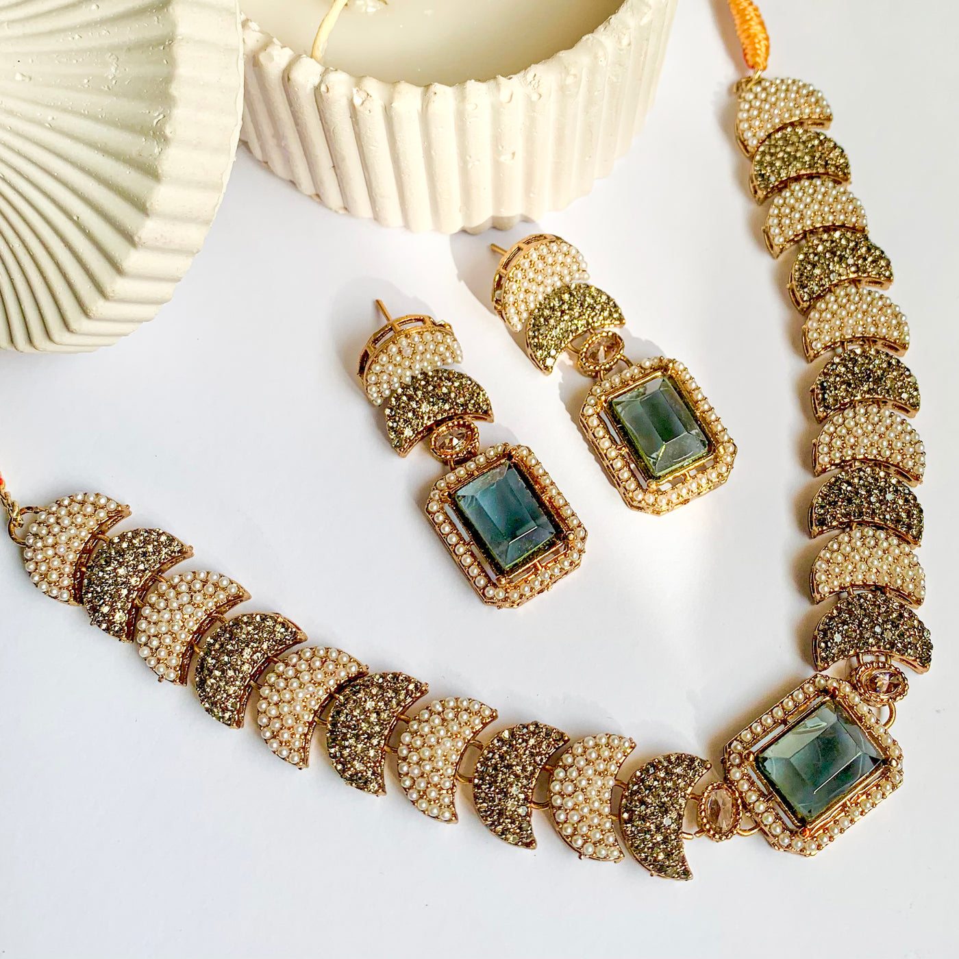 Dur-e-Fishan Necklace Set | S-63