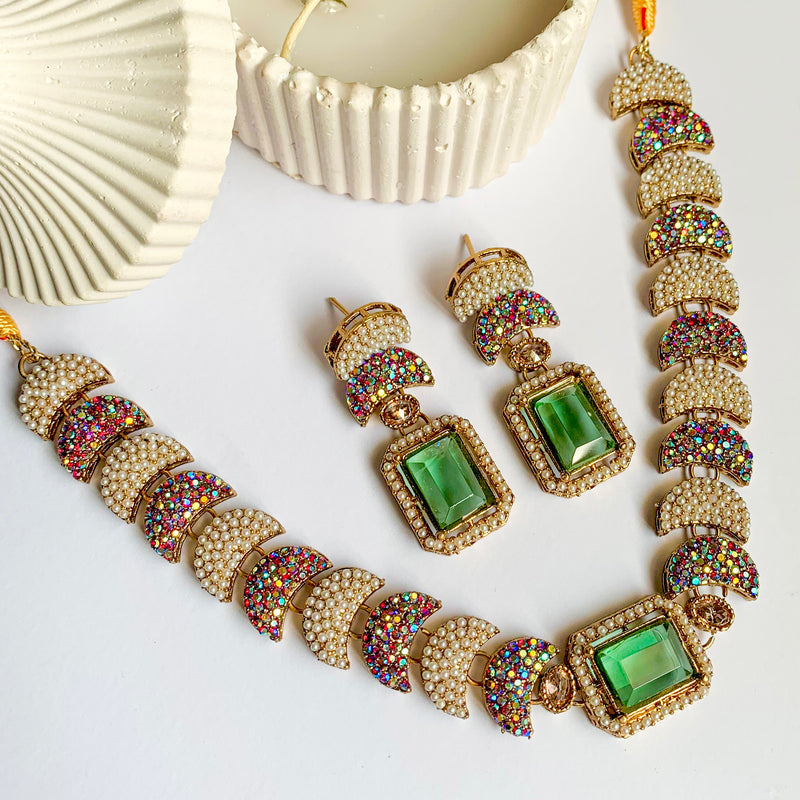 Dur-e-Fishan Necklace Set | S-63