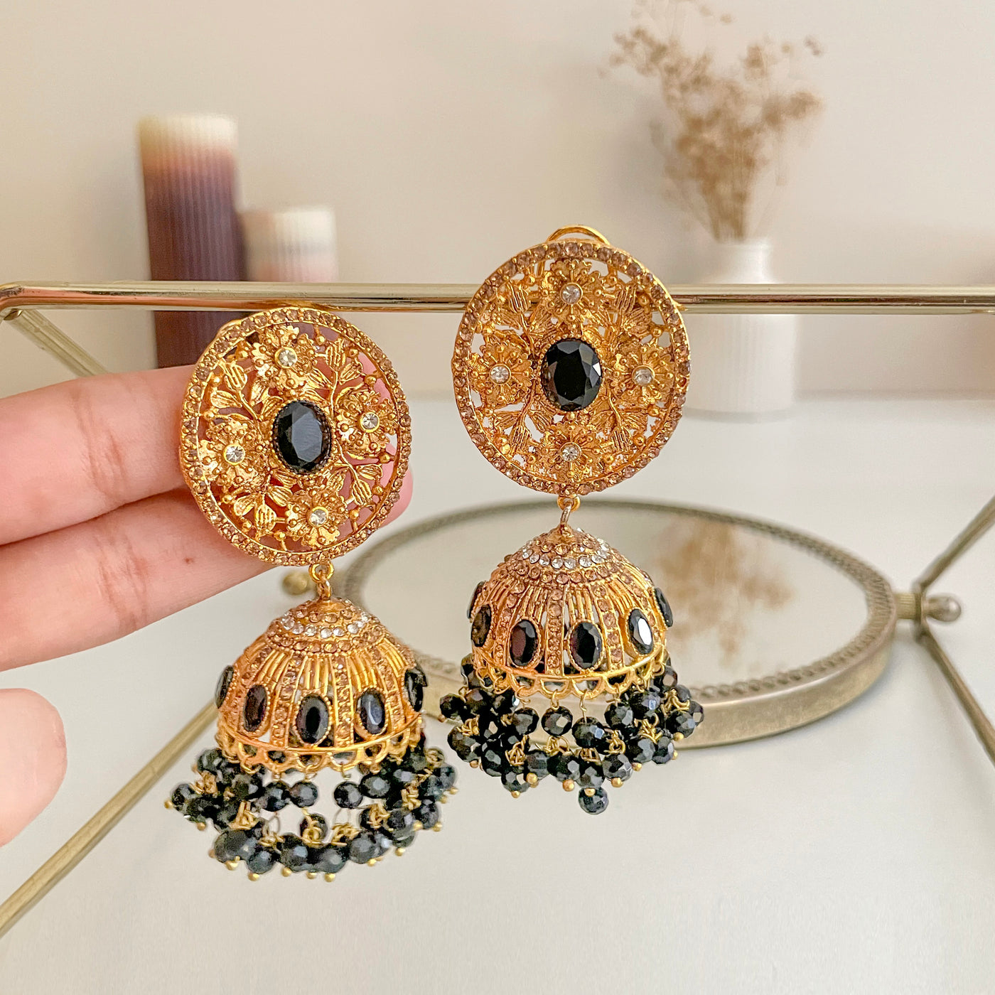 Zarafshan Jhumkas | JK-35