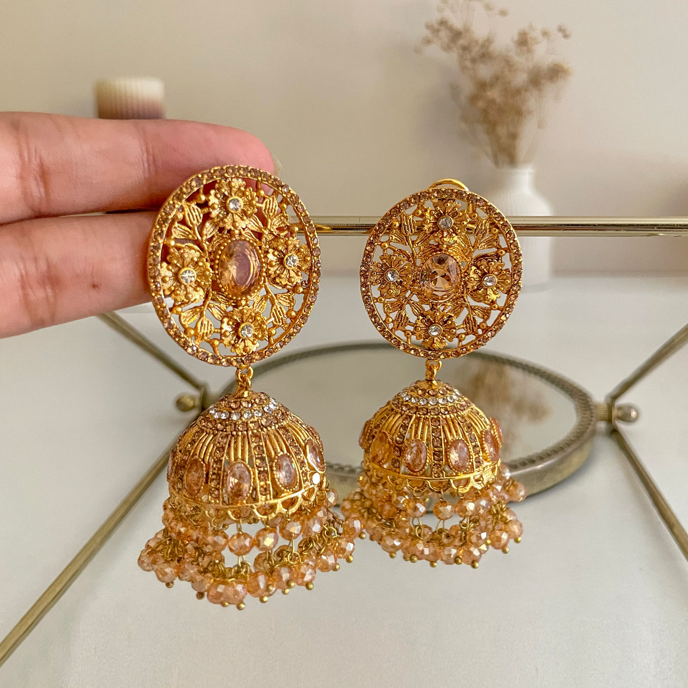 Zarafshan Jhumkas | JK-35