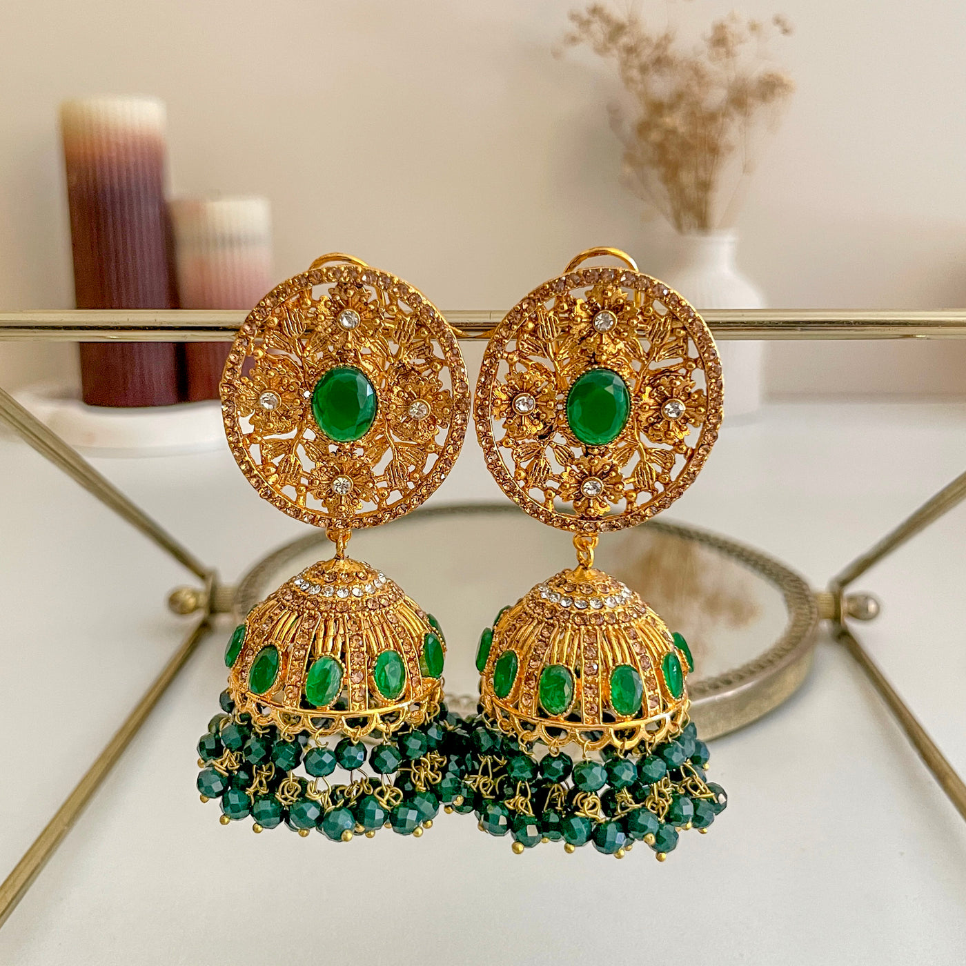 Zarafshan Jhumkas | JK-35