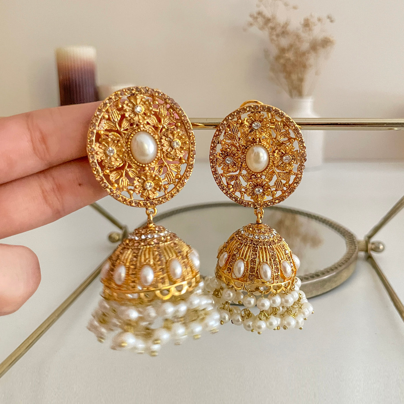 Zarafshan Jhumkas | JK-35