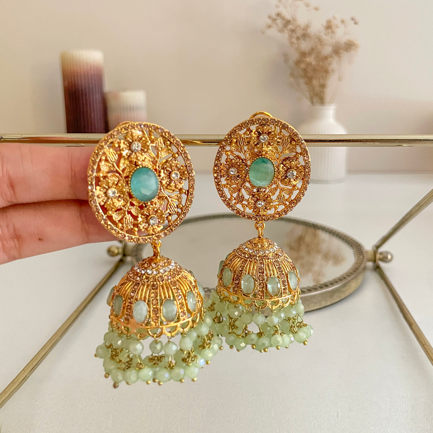 Zarafshan Jhumkas | JK-35