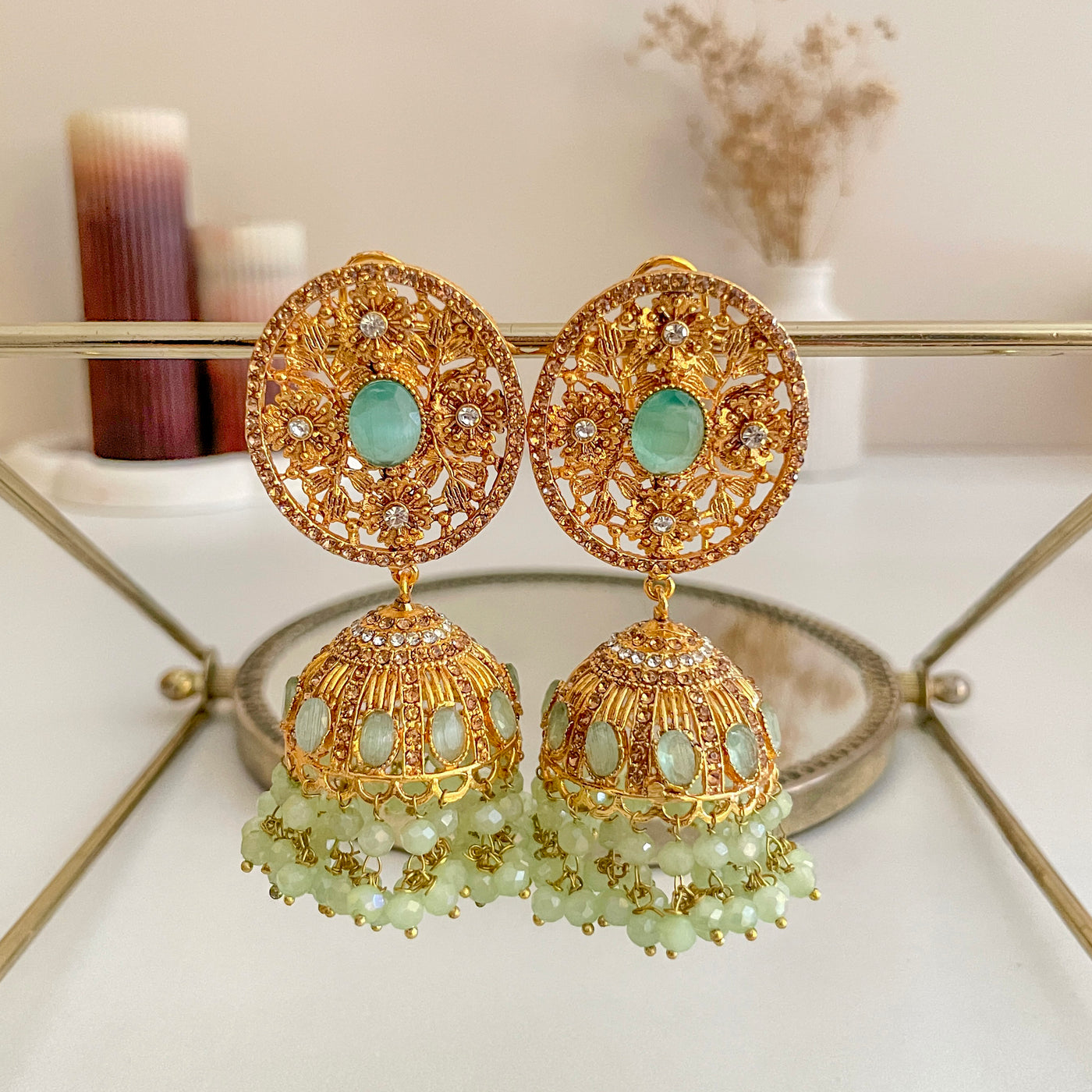 Zarafshan Jhumkas | JK-35