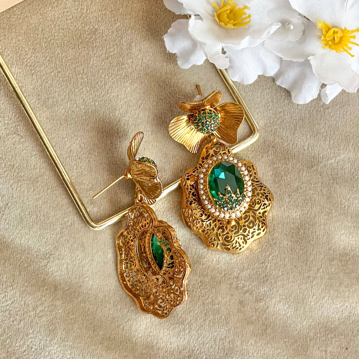 Zarqash Earrings - (ER-173)