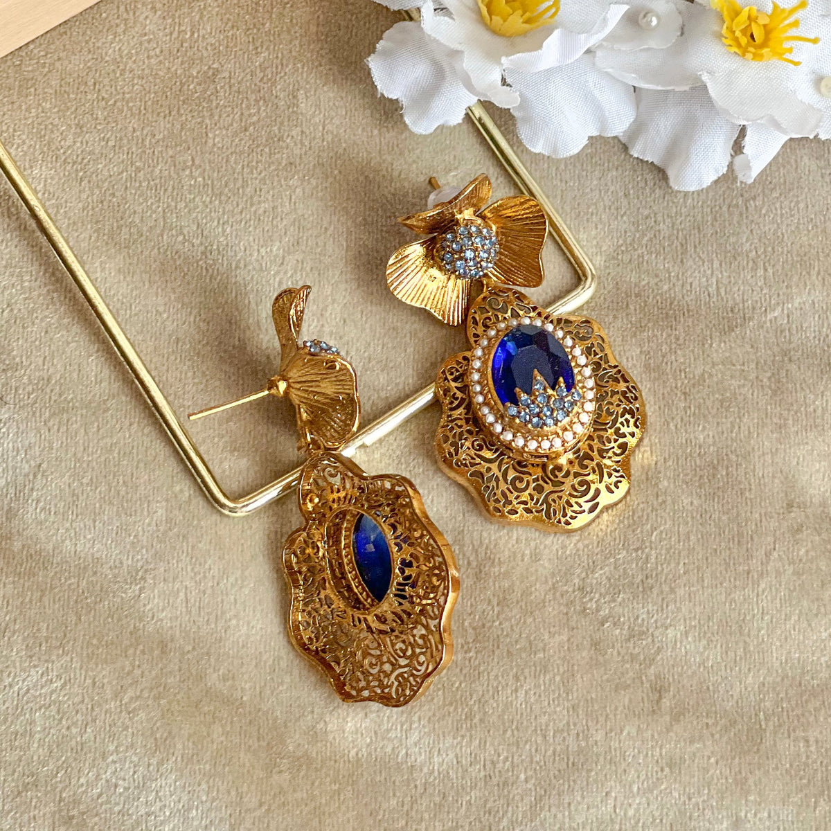 Zarqash Earrings - (ER-173)
